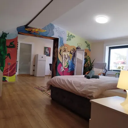 Artistic Loft Panoramic View Center Plovdiv