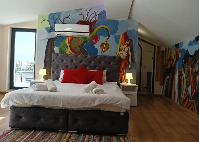 Appartement Artistic Loft Panoramic View Top Center Plovdiv