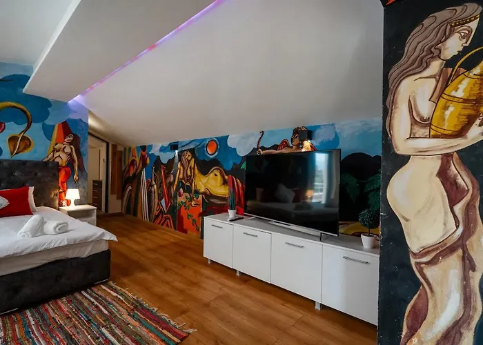 Artistic Loft Panoramic View Top Center Appartement *